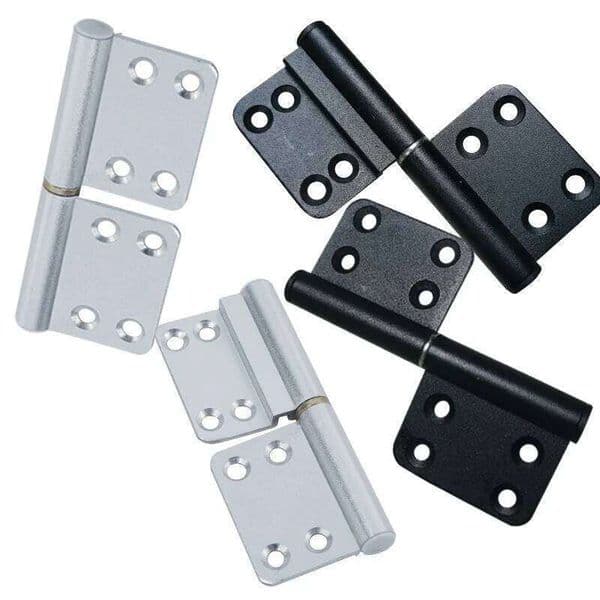 2PCS Toilet Hinges Aluminum Alloy Wardrobe Cabinet Door Bearing Industrial Box Adjustable Damping Hinge Furniture Hardware