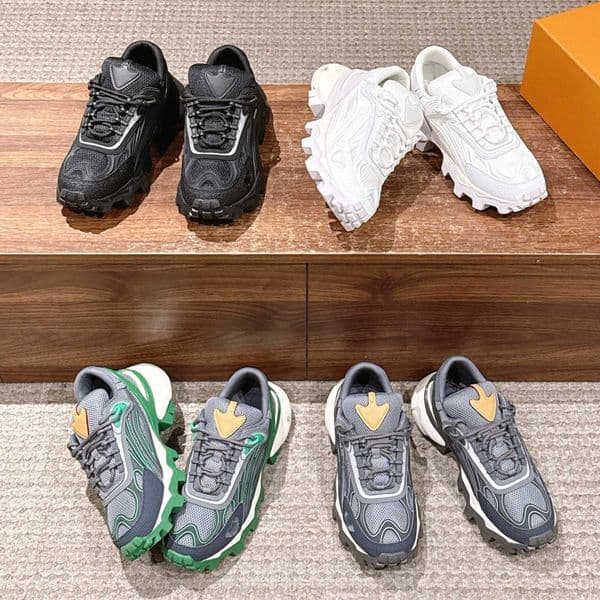 Man track summit sneaker Designer Platform shoe Luxury Mesh Leather hike trainer athletic Run Casual tennis basketball shoe outdoor sport travel Comfort gym shoes