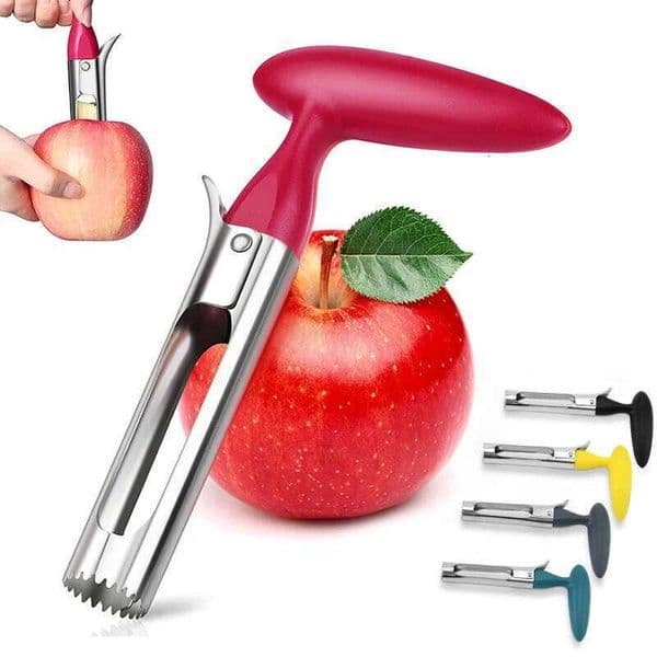 Premium Corer Stainless Steel Apple Pears Core Remover Tool Fruit Cutter Seeder Slicer Knife Kitchen Vegetable Tools