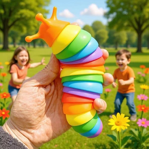 Free Shipping Explosive Decompression Toys Puzzle Weird Vent Children Toys Snail Slugs Caterpillar Crayfish