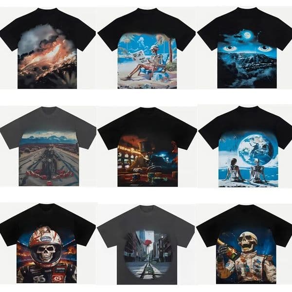 Designer mens womens T Shirt Chest Letter Laminated Print Short Sleeve Luxury High Street Loose Oversize Casual T-shirt 100% Pure Cotton Tops for Men and Women tshirt