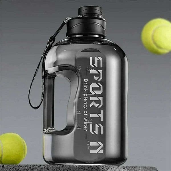 1pc Large Capacity 1.7L/2.7L Water Bottle with Straw Portable Camping Gym Cycling Cup for Sports and Fitness