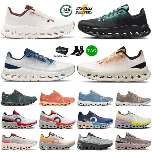 With box Designer Running Shoes Mens Womens Cloudds tilt monster 2 6 Sneakers OC shoes Black White Pink Grey Blue Outdoor Shock Absorption Sports Jogging Men Trainers
