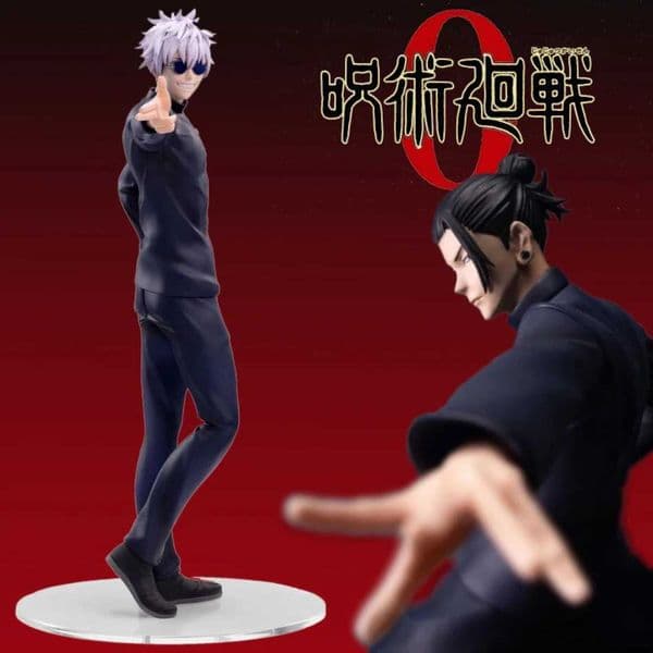 18cm Anime Figure Noodle Stopper Satoru Gojo Action Figure Geto Suguru Figur PVC Xmas Kid Gift Adult Collection Model Doll Toys S260411