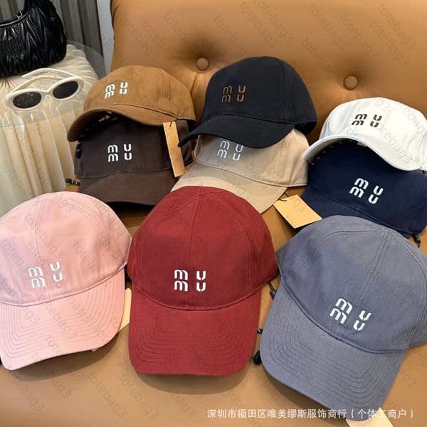 muily baseball hat New with ribbon ties and embroidered women casual ins style versatile for couples face slimming duckbill cap cross border