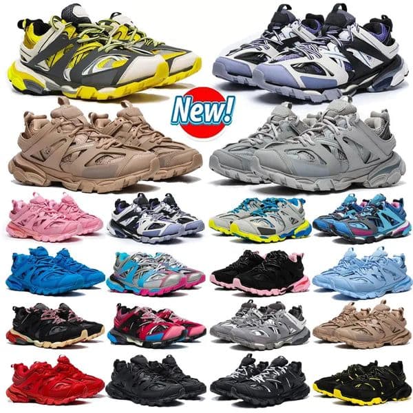 Designer Paris Track3.0 breathable thick-soled boyfriend-style old-fashioned shoes casual versatile and trendy sports shoes