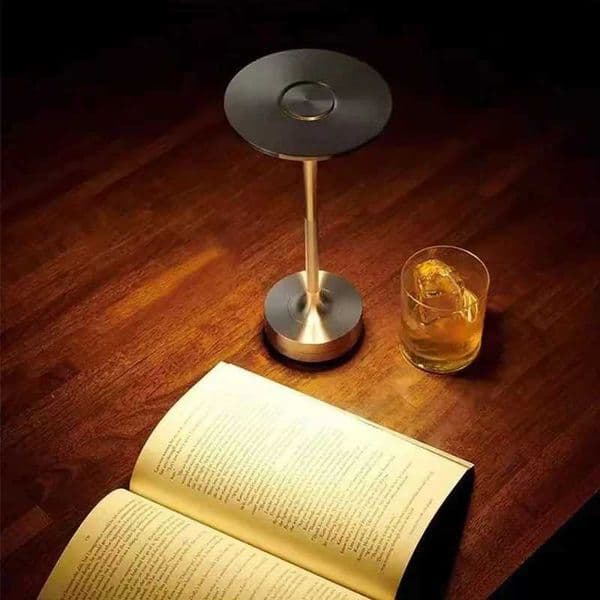 Wierless Simple Charging LED Desk Lamp restaurant Bar Table Lamp Dimming Atmosphere Retro Portable Charging Touch USB Read Lamp H260413