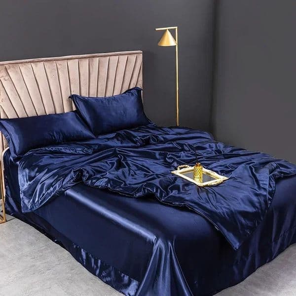 4pcs Pure Silk Bedding Sets High End Quilt Bed Cover Set Duvet Cover Bedsheet Pillowcases Natural Bedcloth Sets 260408