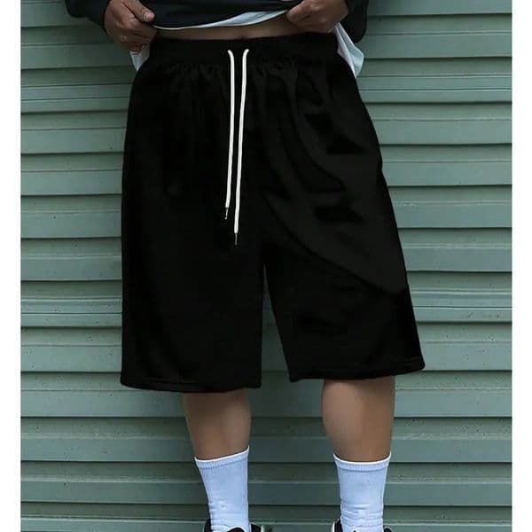 Mens Solid Color Fashionable Shorts Suitable for Summer Wear Y2K Sports Street Style Clothing 260409BJ