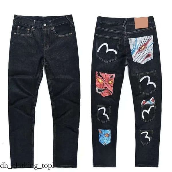 AAA Evi Jeans M Alphabet Graphic Womens Evisuly Jeans Designer Trouser Graffiti Multi Colors Fashion Y2k Streetwear Denim Pants Tren Brand Evius Jeans 16d