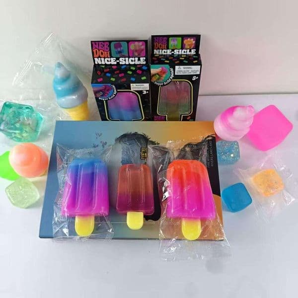 2026 New New Cross Border Bestseller Needoh Sensorytoy Ice Pop Maltose Squishy Stress Relief Sensory Slow Rebound Toy 003 Toys Toys