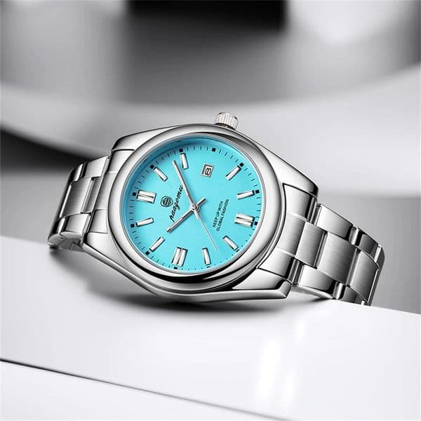 PAAZOMU Fashion Round Quartz Man Clock Waterproof Luminous Date Stainless Steel Watches For Men y Business Wristwatch 260413
