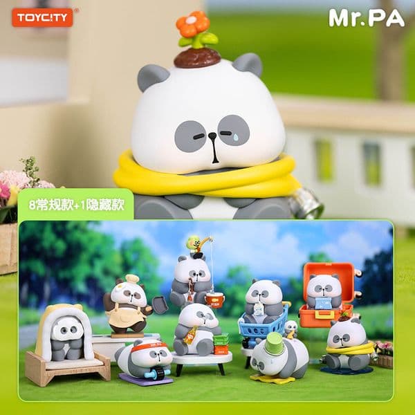 TOYCITY MR.PA Panda No Work Today Blind Box Office Worker Slacking Vinyl Figure Desk Decor 2025 New