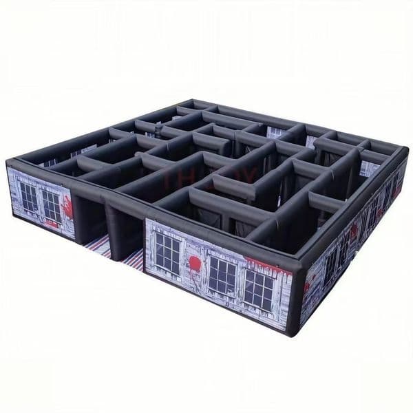Outdoor 10x10x2mH Inflatable Ghost House Halloween - Perfect Backyard Activity Inflatable Maze Game