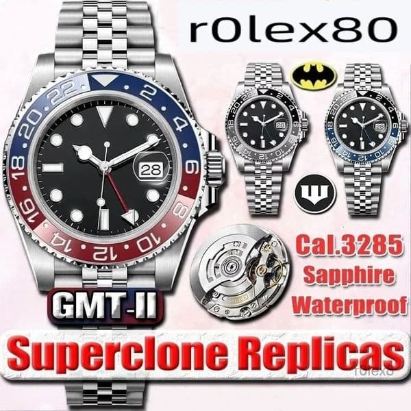Clean Factory Watches Men Luxury Designer Watches High Quality 40MM 3285 Movement Stainless Steel Ceramic Bezel Sapphire Luminous Waterproof Bruce Pepsi Batman40