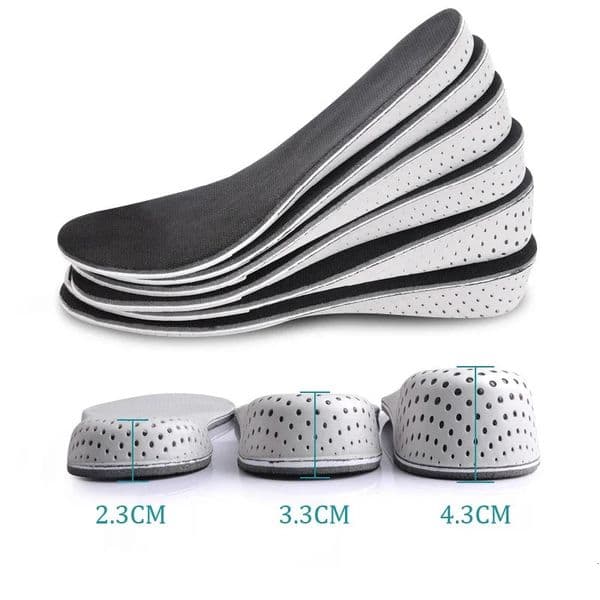 1Pair Height Increase Insoles Casual Sports Shoes Insole for Feet EVA Shock Absorbing Shoe Pads 23/33/43cm Growing Shoe Sole 260410