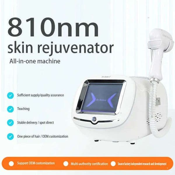 Ace Salon Use Ice Titanium Laser Painless Hair Removal High Frequency 810Nm Diode Laser Skin Rejuvenation Fast Depilation Portable Laser Beauty Machin