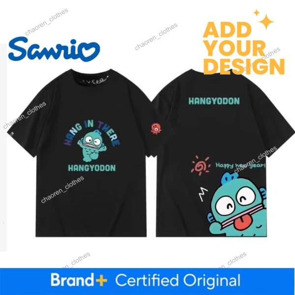 Hangyodon Print Men Women's Clothing New Short-Sleeve T-Shirt Unisex Women Men Cotton Loose-Fit Clothing Comfortable And Soft Luxury Goods
