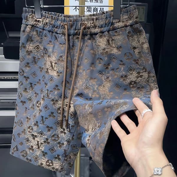 Designer Summer Men's New Printed Fashionable Individualistic Shorts Fashionably Versatile Loose Lightweight Luxurious And Comfortable Beach Pants