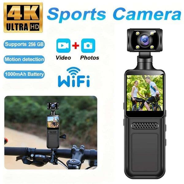 New WIth Wifi Hotspot Mini 4K Portable Digital Video Recorder Body Camera Night Vision DVR Miniature Camcorder 2025 26H0414