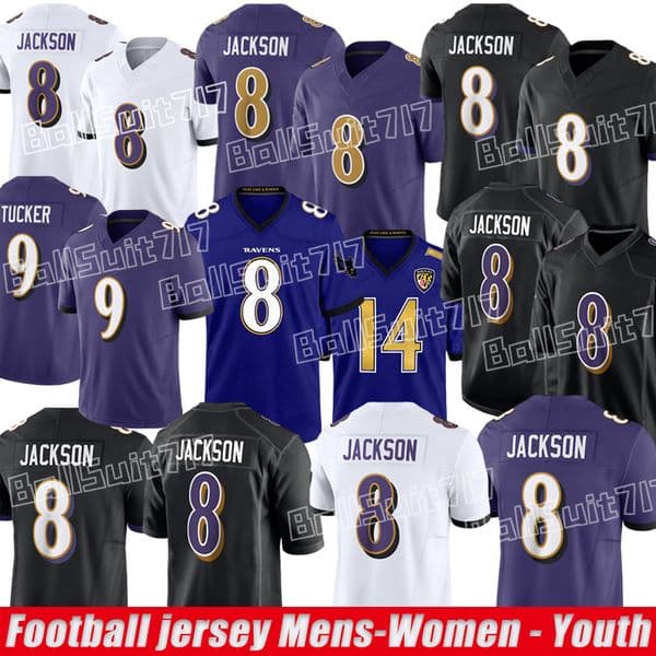 Baltimores Raven Jersey Ravenss jersey Lamar Jackson jersey Derrick Henry Zay Flowers Roquan Smith Nate Wiggin Justin Tucker Justin Madubuike Football Jersey