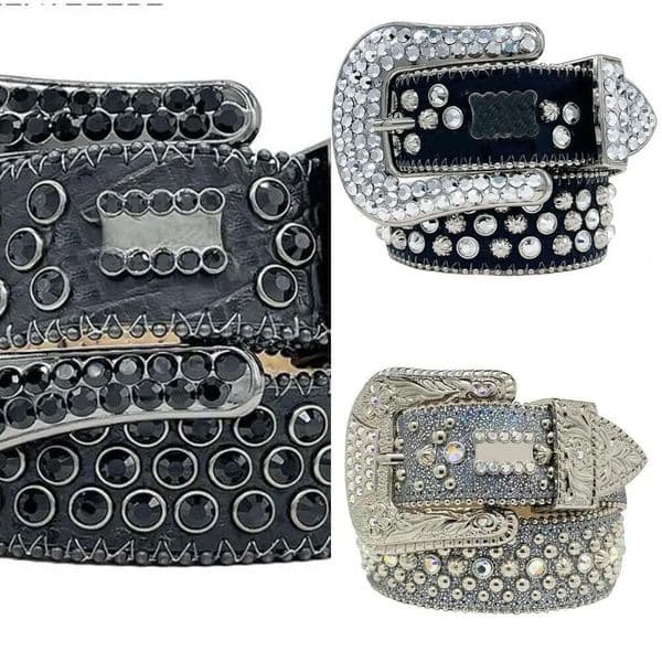 Top Quality Designer Belt Belts For Men Women Shiny Diamond Belt On Black Blue White Multicolour With Bling Rhinestones As Gift E3a