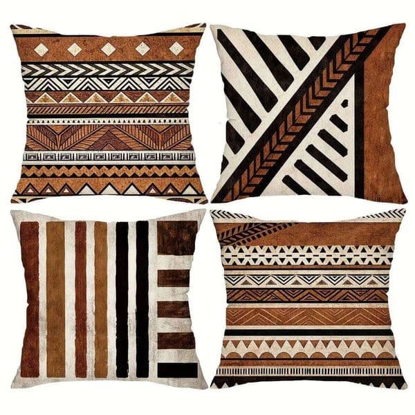Pillow Case 1/4pcs African Patterned Pillowcases for Stylish Home Decor Sofa cushion cover home bedroom room decoration 26Y0414