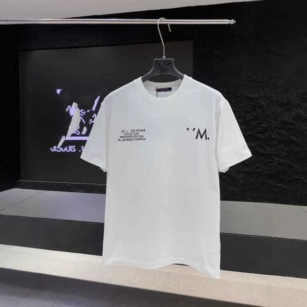 Men's T-Shirts designer Summer New Letter Print Heavyweight Short Sleeve T-Shirt for Men and Women 0ACZ