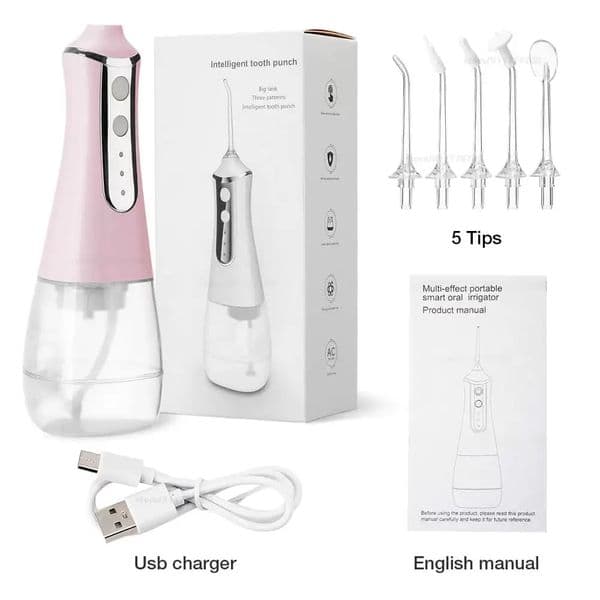 Ultrasonic Oral Irrigator Whitening Tooth Water Flosser 350m