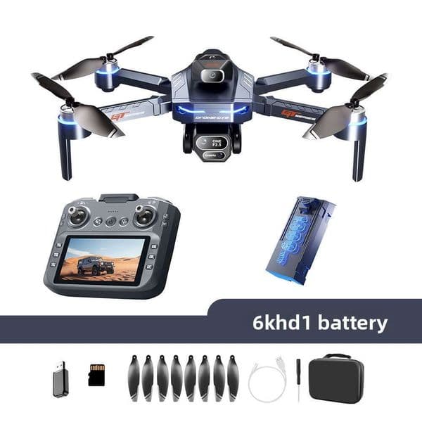 GT8 With Remote Control, Screen, High-Definition Aerial Photography, Brushless Obstacle Avoidance Quadcopter Toy Airplane Drone Kuhangxin Z2