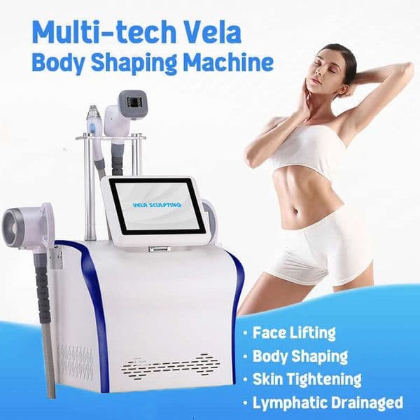 Ace Ace Non-Invasive Fat Dissolving Velasculptings Vacuum Cavitation Weight Loss 4 Handles Vela RF Infrared Rolling Skin Firming Anti-Wrinkle Face Eye Care Machin