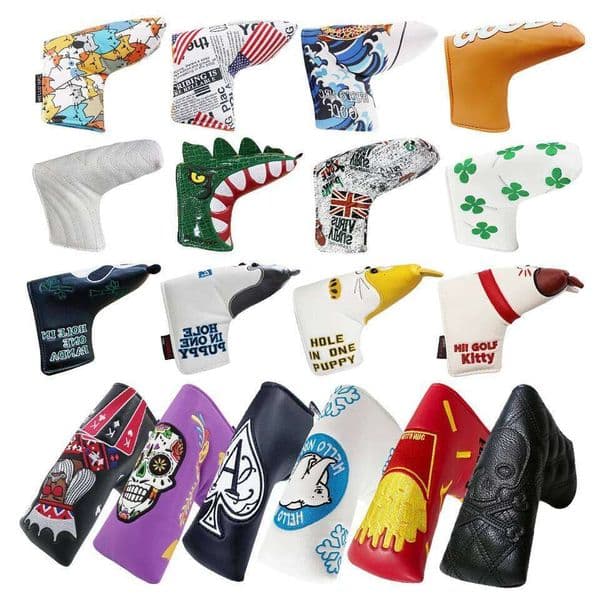 Blade Putter Cover Cover Multiple Style Magnetic Magic Tape Open Close Club Protective gear Golf Supplies 26Y0414