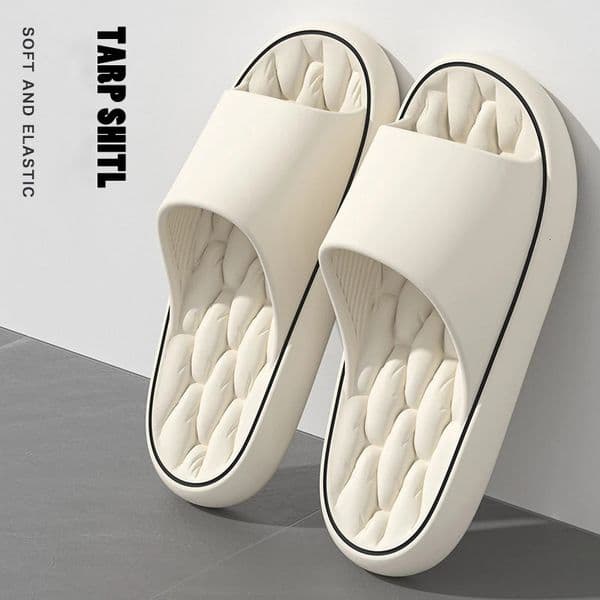 Super Light Soft Slippers Simple Fashion Slides EVA Elastic Shoes Colorful Sneakers In Door Bathroom Flip Flops 260413BANJIA