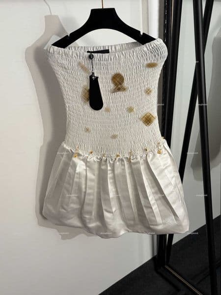 Fashion tube top women dress Summer lady dresses women designer clothes minidress A012X01N238