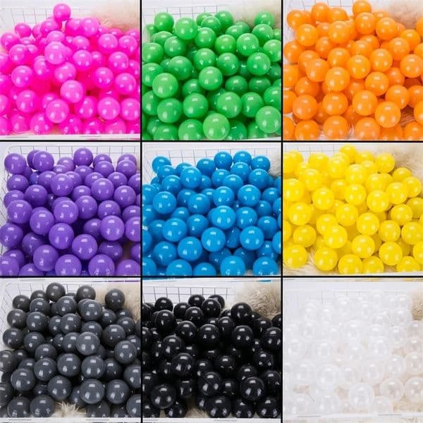 50Pcs Swim Pit Play House Outdoors Sport Ball Tents Baby Toys 55MM Plastic Balls Water Pool Ocean Games for Children 260320