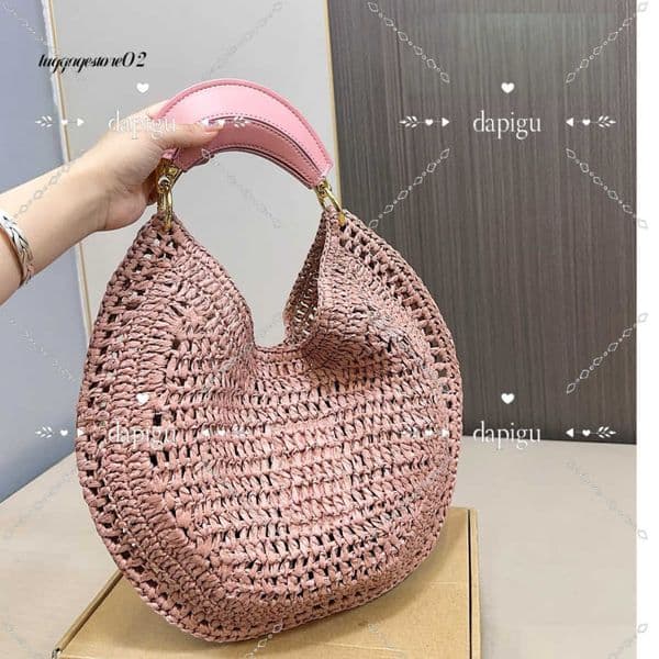 Totes 10A Designer bags Womens SUMMER BANANA Tote Bag Luxury Lafite Grass beach bag fashion weave Straw bag Raffias woven handbags vacation travel shopping bags188