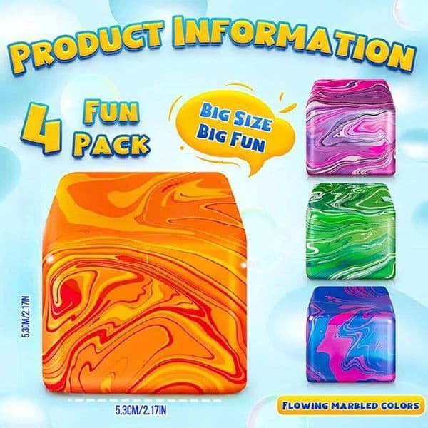 Needoh Snowflake Ice Cube Malt Sugar Squishy Blind Box Stress Relief Slow Rebound Anti Anxiety Squeeze Toy Puzzle Hands On Toys