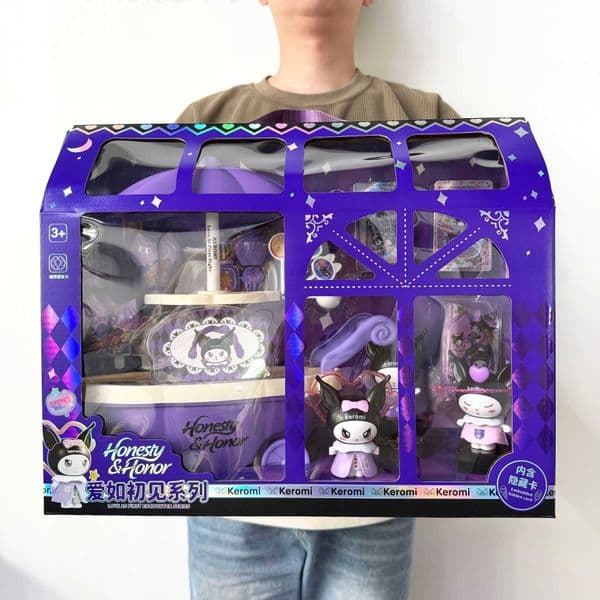 Childrens Princess Colo pretend play kitchen refrigerator airplane model toy educational institution arcade gift S260413