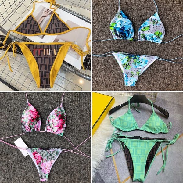 Bikini Designer Swimwear Woman Beach Bikini Set Fashion Swimsuit Backless Swimwear Sexy Bathing Suit Womens Clothing