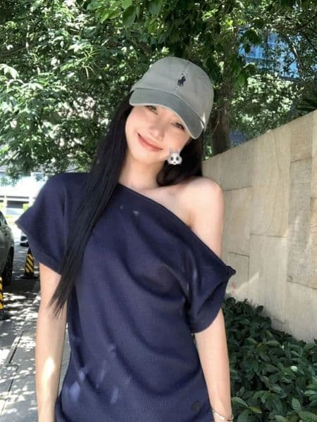 Waffle Off shoulder Short sleeve T shirt Women Elegant Youth Summer Top Korean Chic Holiday Lady Casual Tee 260413