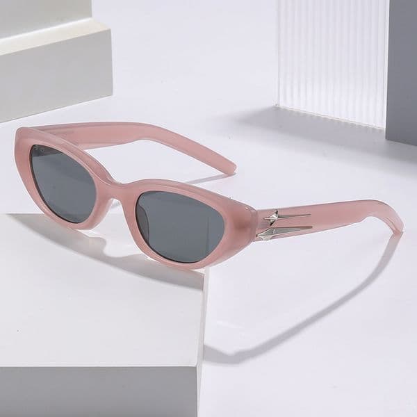 Cat Eye High-End Small Frame Sun Protection Fashion Street Style Cool Sunglasses