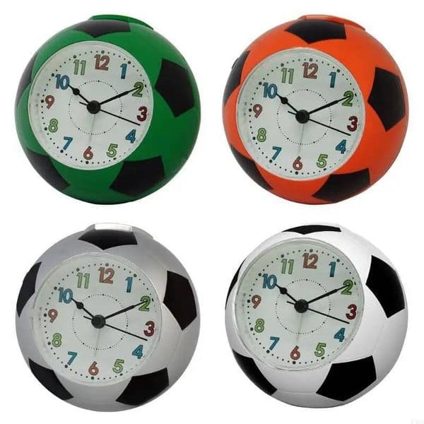 Bestseller Soccer Ball Alarm Boys Girls Desk Clock Battery Operated Analog Small Table Clocks For Home Decors P9yb Ddmytues
