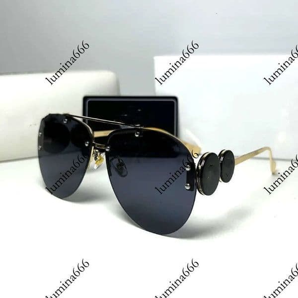Luxury Designer Sunglasses Women Classic Rimless Eyeglasses Beach Shading polarized UV400 protection Glasses With Box Case thumbnail 2