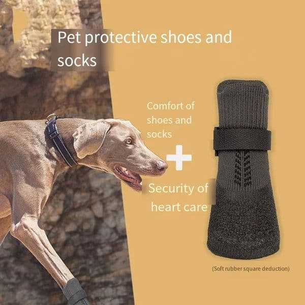 Pet Supplies Dog Shoes Dog Paw Protection Antifreeze Snow Boots Winter Dog Shoes Teddy Golden Hair Labrador Border Collie 260415