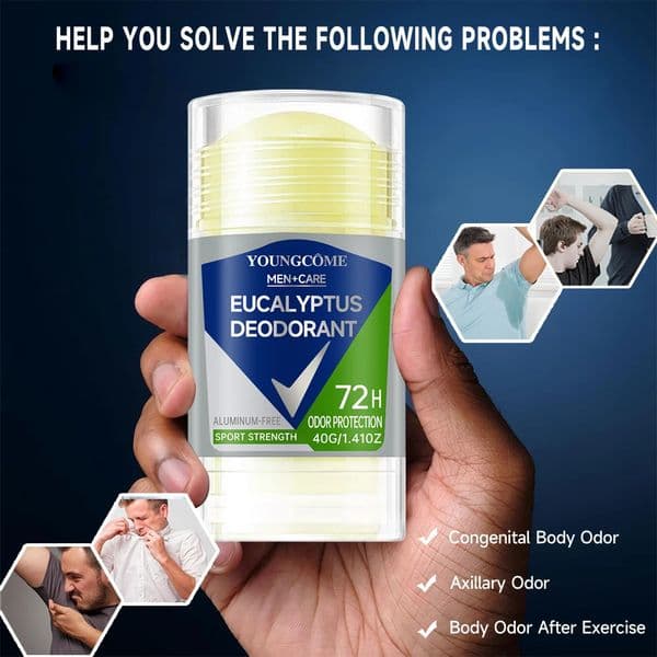 Deodorant for Men Rollon Bottle Reduce Sweating Odor Remover Underarm Body Stick Fast Dry Lasting Portable Refresh 260415