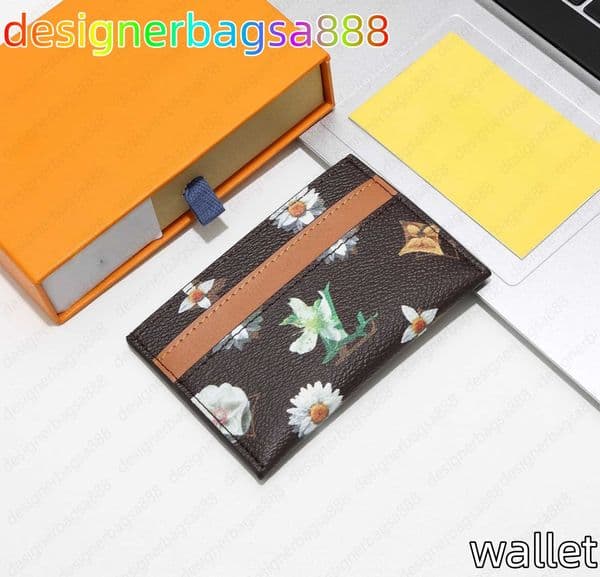 2026 designer wallet designer woman cardholder designer men wallet card holder holder Women's Leather Wallet - Secure Credit Card Slots & Compact Pocket Organizer