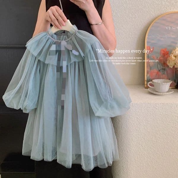 Girls Spring and Autumn Western Style Super Fairy Little Girl Mori Princess Dress 260414