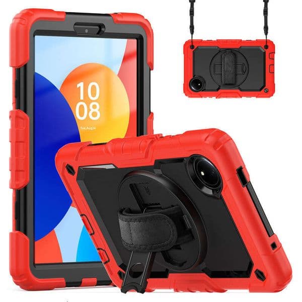 Suitable for Redmi Pad SE 8.7inch with PC anti-drop tablet case, M8 M9 M10 rotating stand protective cover