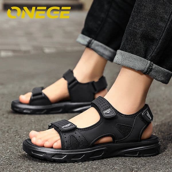 A Pair of Mens Summer NonSlip Sports Sandals Versatile and WearResistant Shoes Simple Comfortable Breathable Trendy Beach 260407