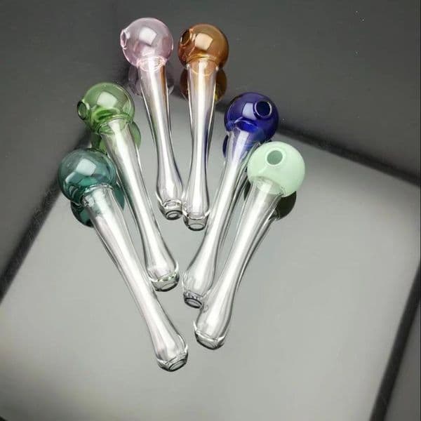 Glass Pipes Smoking Hand-blown Beautifully Handcrafted Smoking Pipe Round colored ball glass pipe